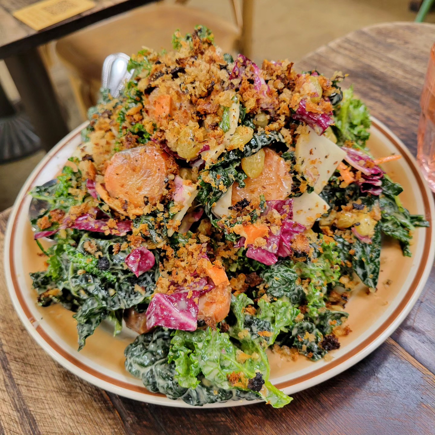 Big Salad (Kale & Garlic Tahini)